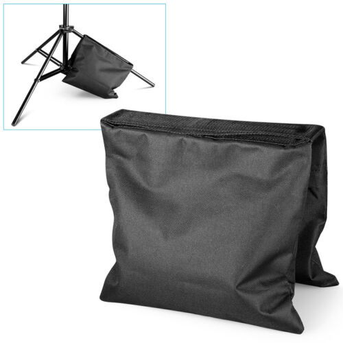 Black Counter Balance Sandbags Sand Bag For Photo Studio Light Stand Boom Arm